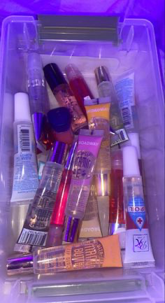 all my lipglosses