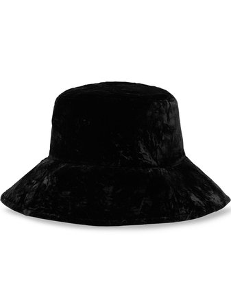 Miu Miu velvet-effect bucket hat - FARFETCH
