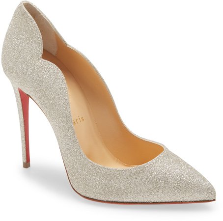 Hot Chick Glitter Pointed Toe Pump