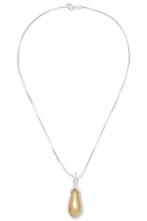 Anne Manns | Adelheid silver and gold-plated necklace | NET-A-PORTER.COM