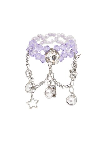 [SWINGSET] Seasonless Milky Way Beads Ring (Lavender) – SellerWork