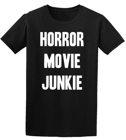 Horror movie junkie unisex t-shirt horror t-shirt horror | Etsy