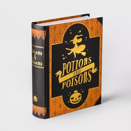 Hallows Eve Potions & Poisons Decorative Book : Target