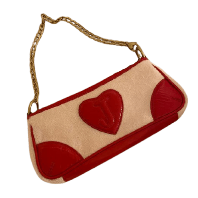 heart baguette bag