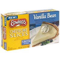 Edwards Cheesecake Slices Vanilla Bean Allergy and Ingredient Information