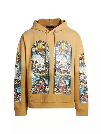 Shop Who Decides War Chalice Embroidered Cotton Hoodie | Saks Fifth Avenue