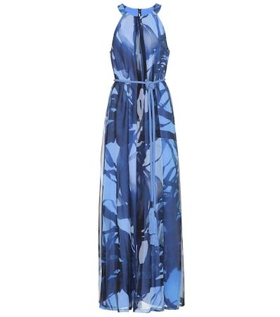 Noemi printed silk maxi dress