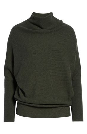 AllSaints Ridley Funnel Neck Wool & Cashmere Sweater | Nordstrom