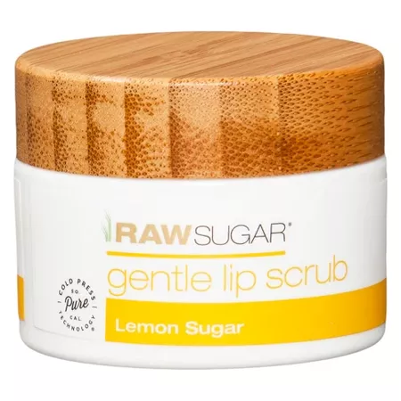 Raw Sugar Organic Vegan Lip Scrub - Lemon Sugar - 0.5oz : Target