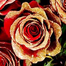 red glitter rose bouquet - Google Search