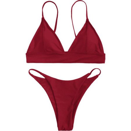 red bikinis polyvore - Pesquisa Google