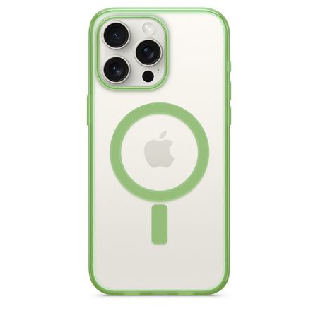 Étui Lumen Series avec MagSafe d’OtterBox pour iPhone 15 Pro Max - Vert - Apple (FR)