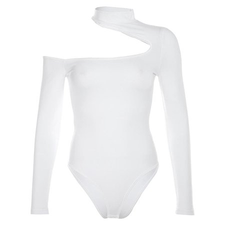 White Slash Bodysuit – Own Saviour