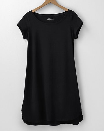EILEEN FISHER Organic-Cotton T-Shirt Dress | Garnet Hill