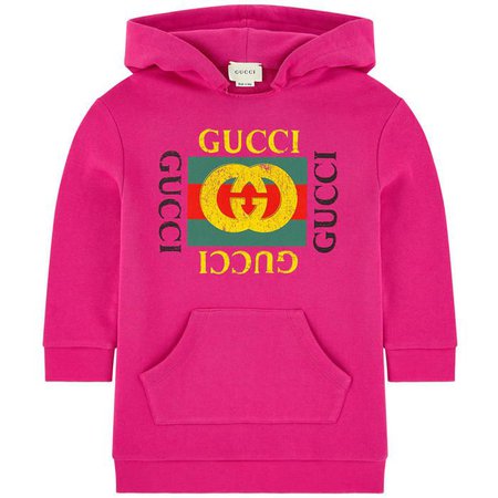Mini Me sweatshirt dress Gucci for girls | Melijoe.com