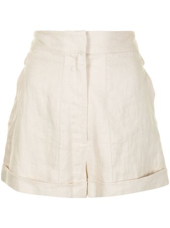 BONDI BORN Brindisi Linen Shorts - Farfetch