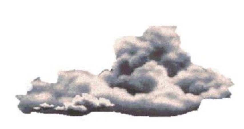 Vintage Cloud Print