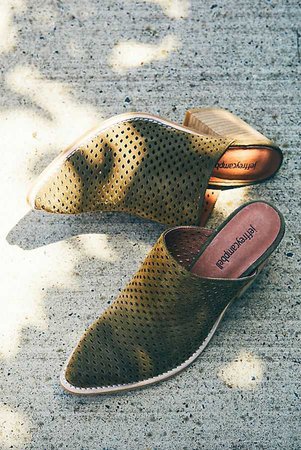 Jeffrey Campbell Favela Perforated Mules | Anthropologie