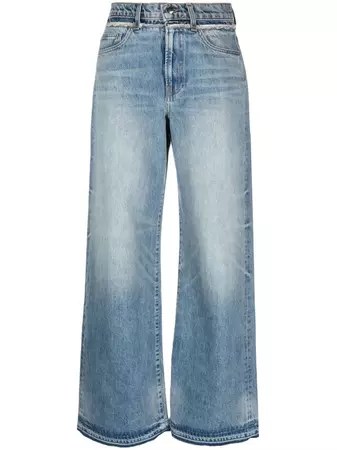 AMIRI high-waisted wide-leg Jeans - Farfetch