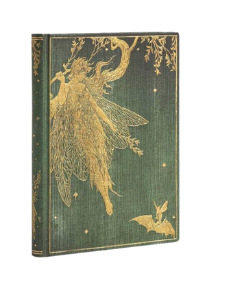 antique books green gold reading fairycore