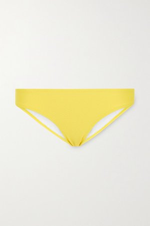 Cancun Seersucker Bikini Briefs - Yellow