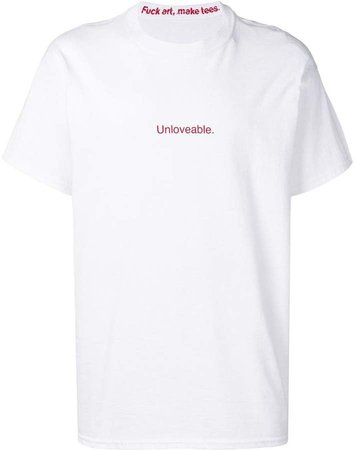 F.A.M.T. Unlovable print T-shirt