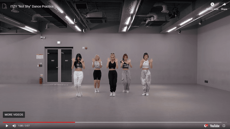 NCT X - NOT SHY Dance Practice