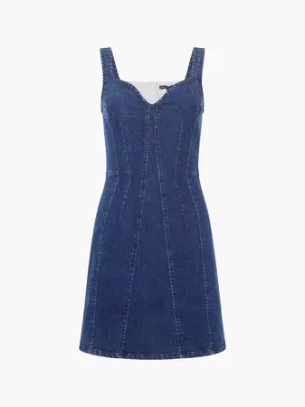 Cara Denim Dress Mid Wash | French Connection US