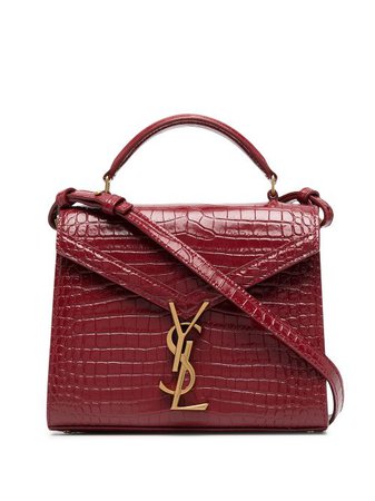 Shop red Saint Laurent mini Cassandra tote bag with Express Delivery - Farfetch