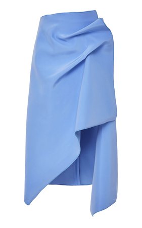 Fincher Pleated Asymmetric Midi Skirt by Acler | Moda Operandi