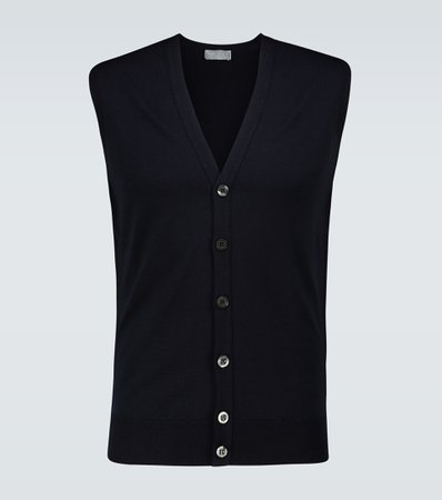 John Smedley, Stavely knitted wool vest