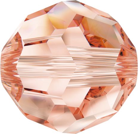 Dreamtime Crystal DC 5000 Round Bead Rose Peach 8mm | Dreamtime Creations