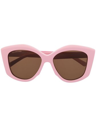 Balenciaga round-frame tinted sunglasses