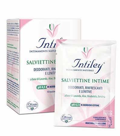 S.O.S Dr. Ciccarelli Intiley Salviettine Intime - Pacco da 10 bustine, 100 gr: Amazon.it: Salute e cura della persona
