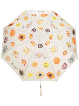 Moschino graphic-print Umbrella - Farfetch