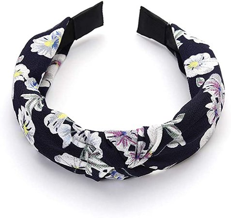 Zoestar Boho Yoga Headbands Criss Cross Head Wrap Floral Printed Knotted Hair Band for Women(Pack of 4): Amazon.co.uk: Beauty