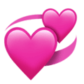 💞 Revolving Hearts Emoji (Apple)