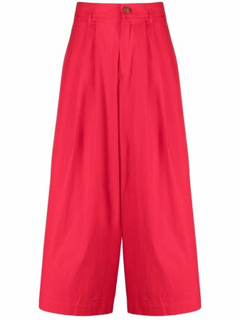 Alysi wide cropped-leg trousers