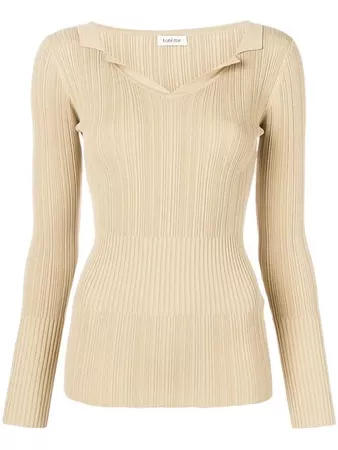 Toteme Ribbed Knitted Top - Farfetch
