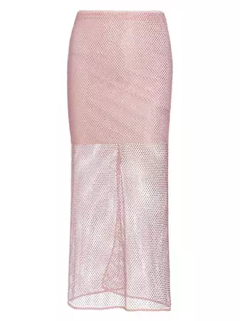 Shop Alice + Olivia Maeve Rhinestone-Embellished Midi-Skirt | Saks Fifth Avenue