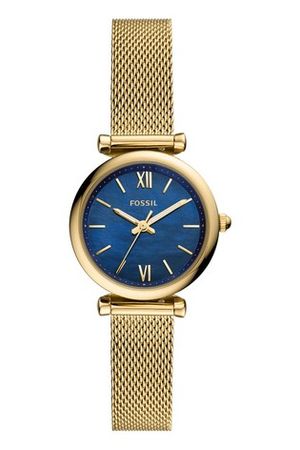 Fossil gold royal blue career fancy retro girly preppy Mini Watch from the Next UK online shop
