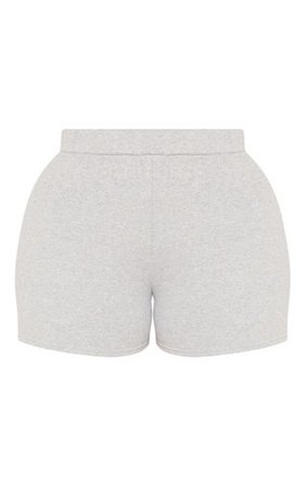 Shape Grey High Waisted Sweat Shorts | Curve | PrettyLittleThing USA