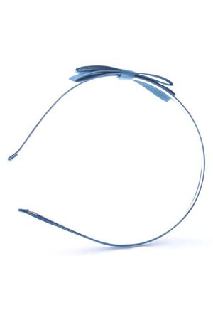 Bow Headband - Blue: