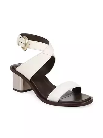 Shop Vince Dalia 65MM Leather Sandals | Saks Fifth Avenue