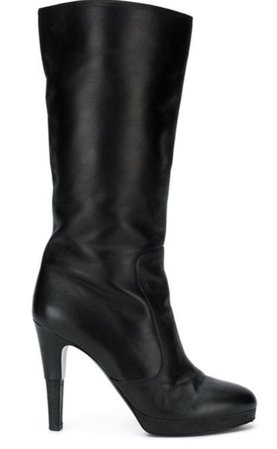 Chanel mid-calf boots
