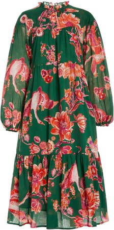 Banjanan Sabina Floral-Print Cotton Dress
