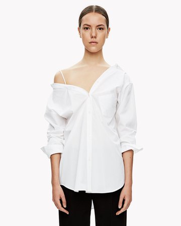 White Oversized Button up