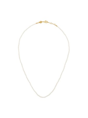 Anni Lu 18Kt Gold-Plated Constance Beaded Necklace Ss20 | Farfetch.com