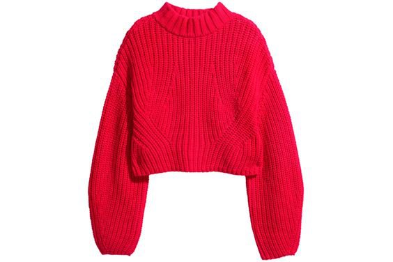 crop turtleneck sweater