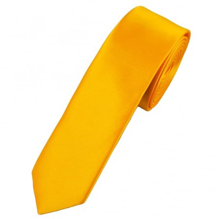 Plain Golden Yellow Skinny Tie from Ties Planet UK